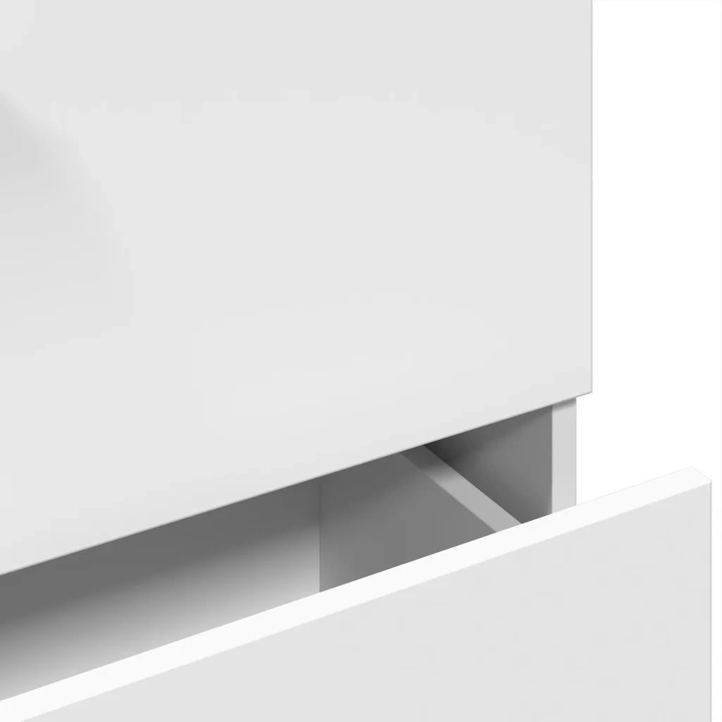 vidaXL Mobile Lavabo Bianco 78x37x59 cm in Truciolare