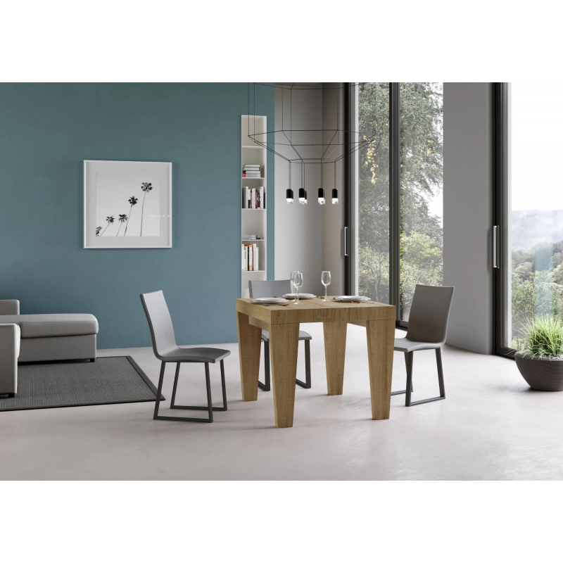 Tavolo allungabile 90x90/246 cm Spimbo Premium - Quercia Natura