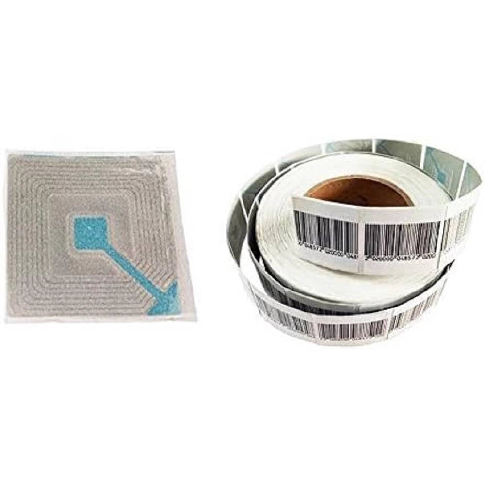 Trade Shop - Confezione 1000 Etichette Etichetta Antitaccheggio Ferlabel 40x40 Mm Antifurto -