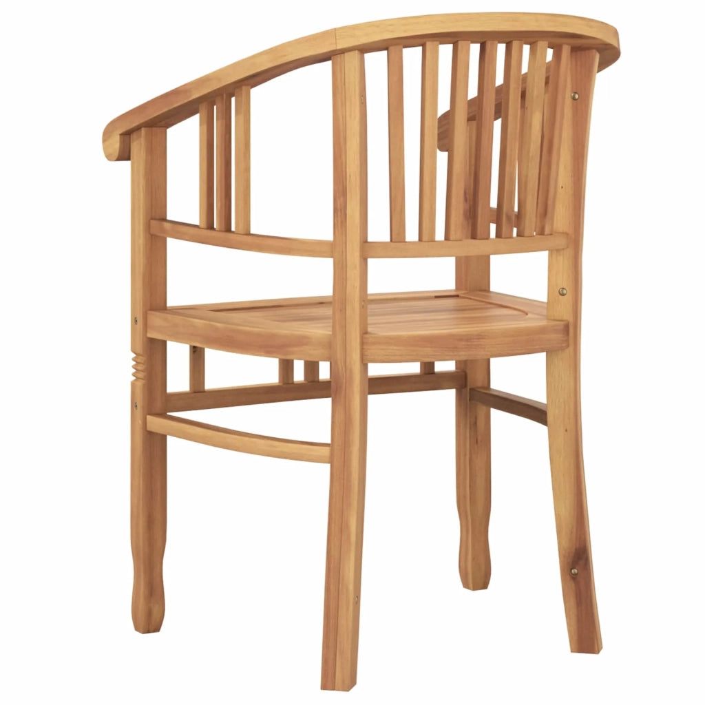 Sedia 2 pcs Marrone 63 x 58 x 89 cm Legno di teak solido 42008383