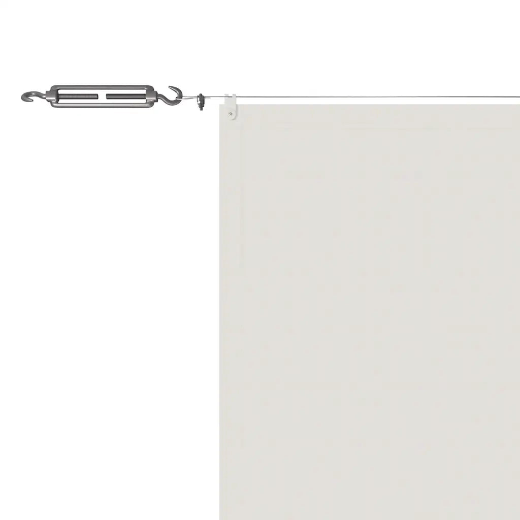 Paravento Verticale Bianco 140x600 cm Tessuto Oxford CFW5290195