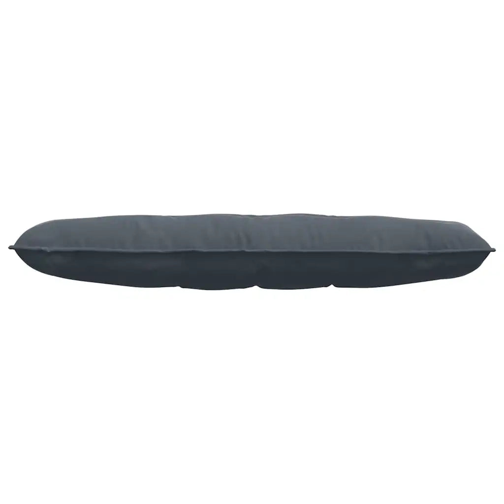 Cuscino per Schiena Grigio scuro 140 x 50 cm Tessuto in Cords 42014848