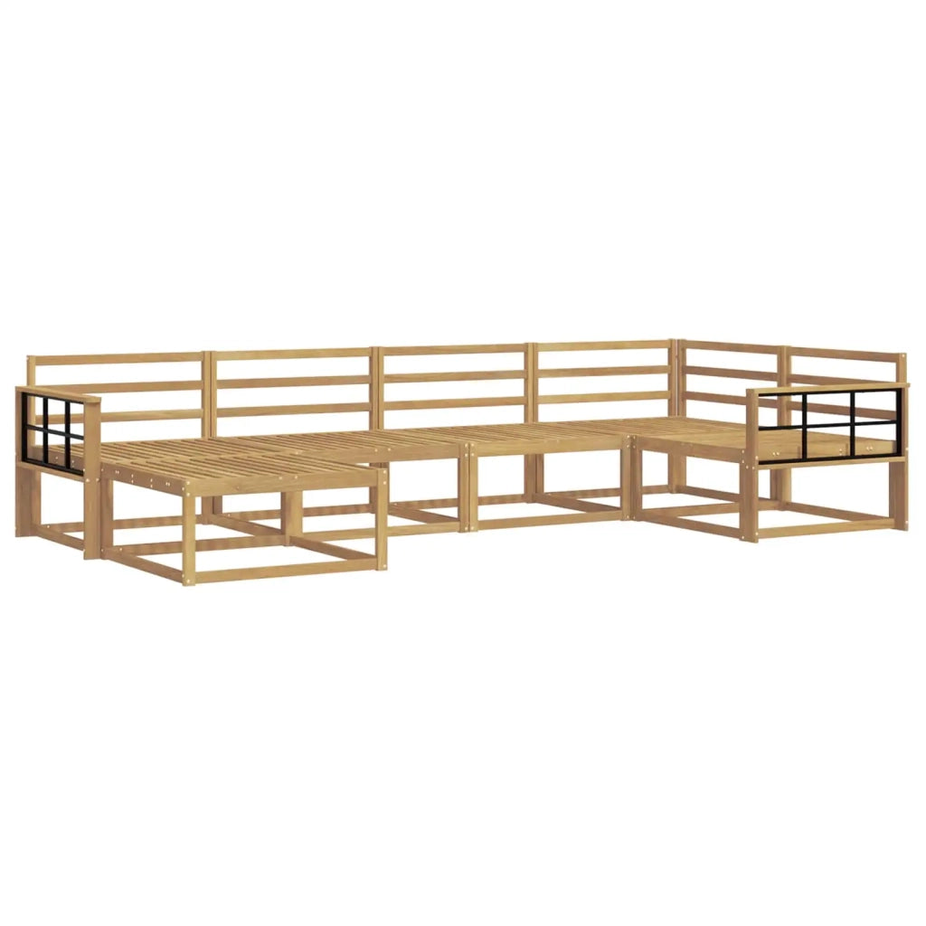 Set di divani da esterno 6 pcs Bianco 327 x 168,5 x 73 cm 3386698