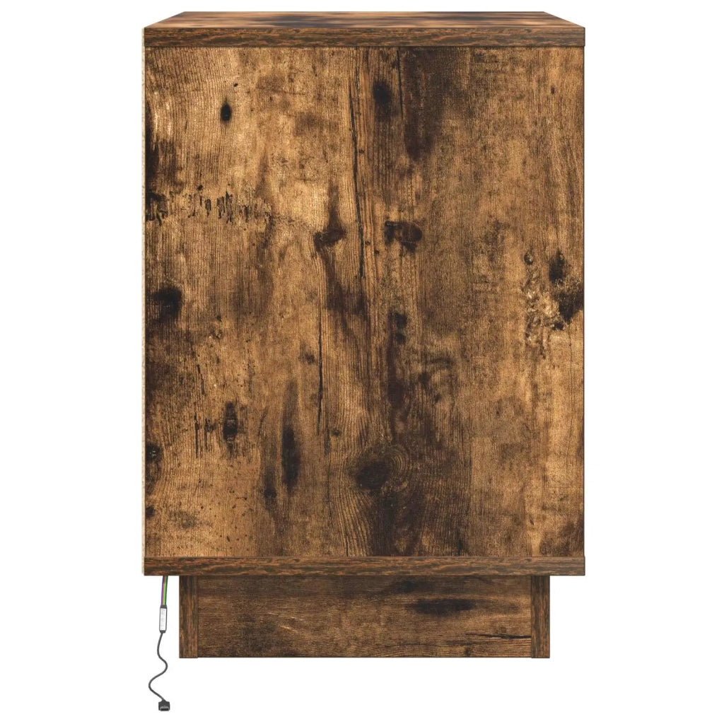 Armadio da Notte con cassetto Rovere fumé 50 x 34,5 x 50 cm. 869586