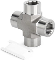 Fitting a RVS 304 1/4" BSP femmina - Duraturo e inox - Per condotte idriche