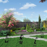 Gnomone in Silhouette di Giardino - Decorazione per Giardino - Fatto a Mano - Nero - Gnomone - Ideale per il tuo Giardino - Perfetto per Pasqua