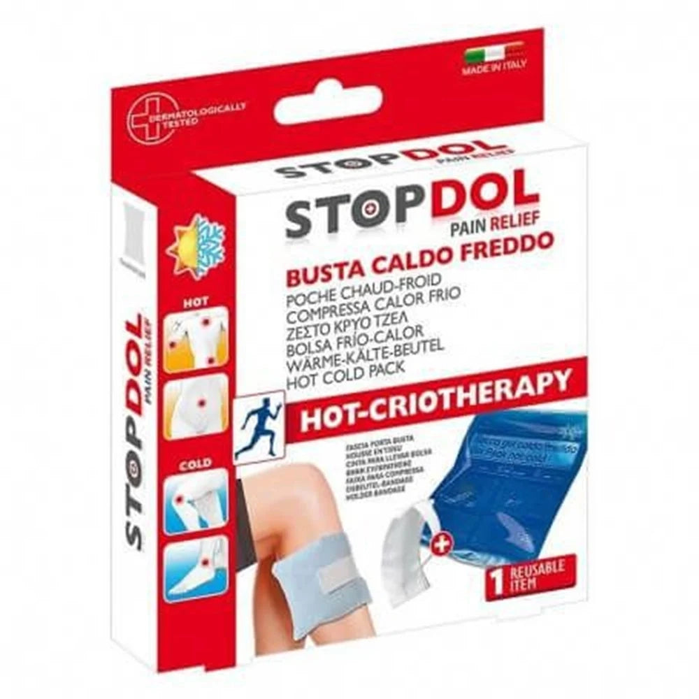 Trade Shop - Borsa In Gel Con Fascia Fissaggio Per Terapia Caldo-freddo Dolore Riutilizzabile 163983 -