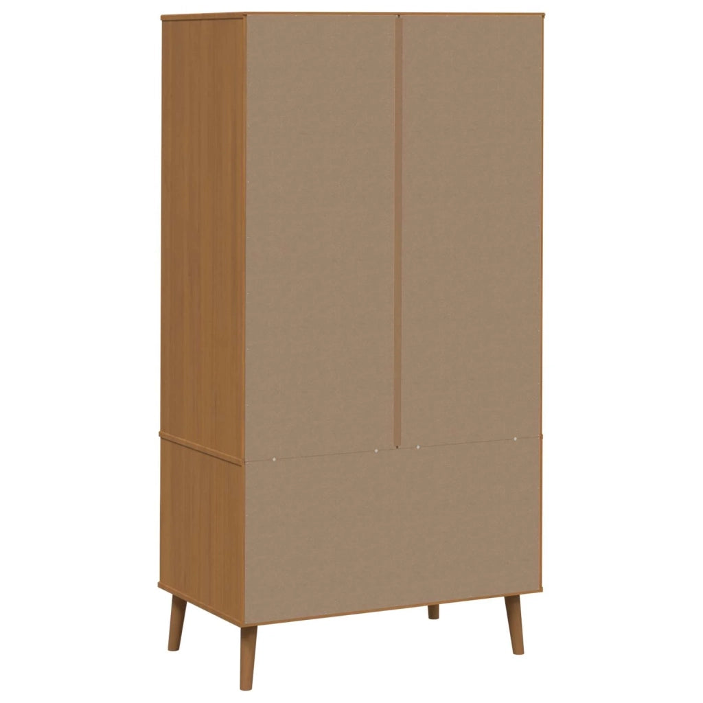 Guardaroba MOLDE Caramello 90 x 55 x 175 cm 42020939