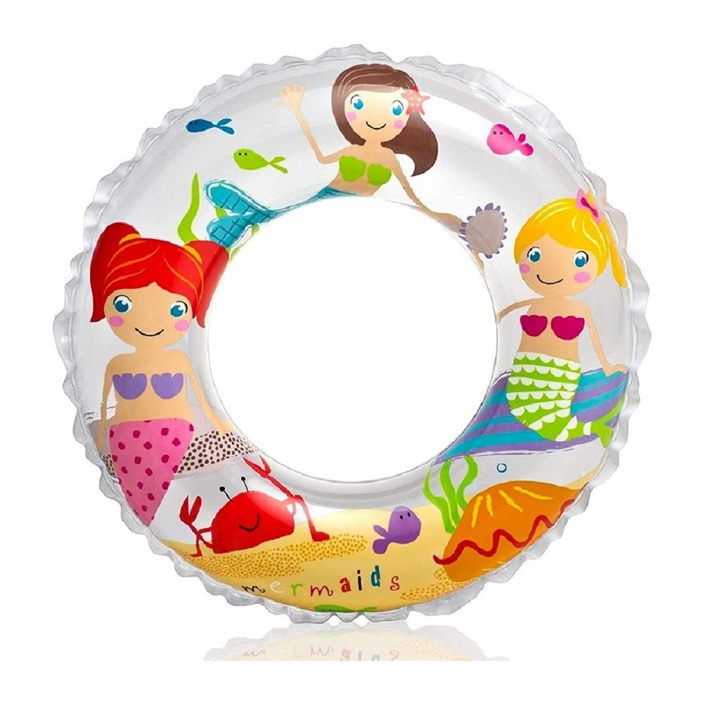 Trade Shop - Salvagente Gonfiabile Fondo Marino 61 Cm Bambini 6-10 Anni Varie Fantasie 59242 -