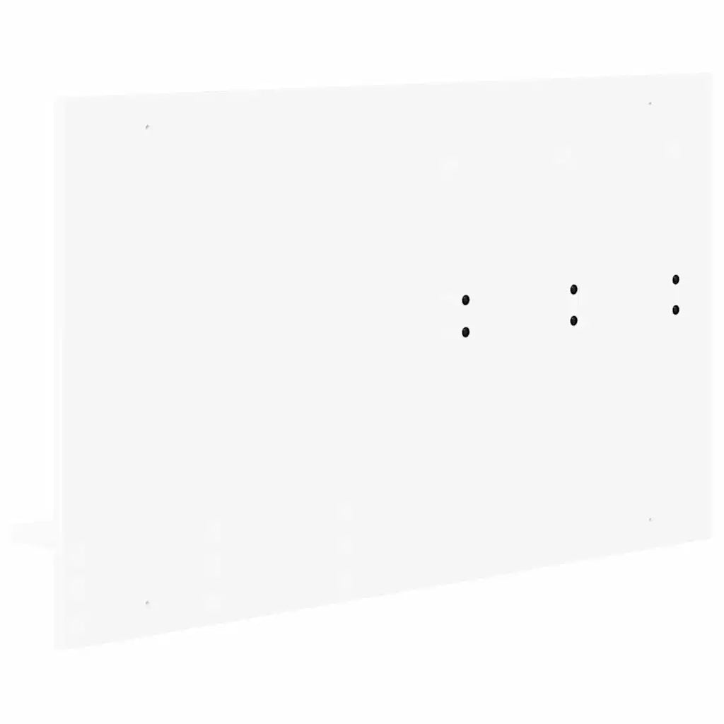 vidaXL Appendiabiti a muro Bianco 90 x 10 x 50 cm Legno multistrato