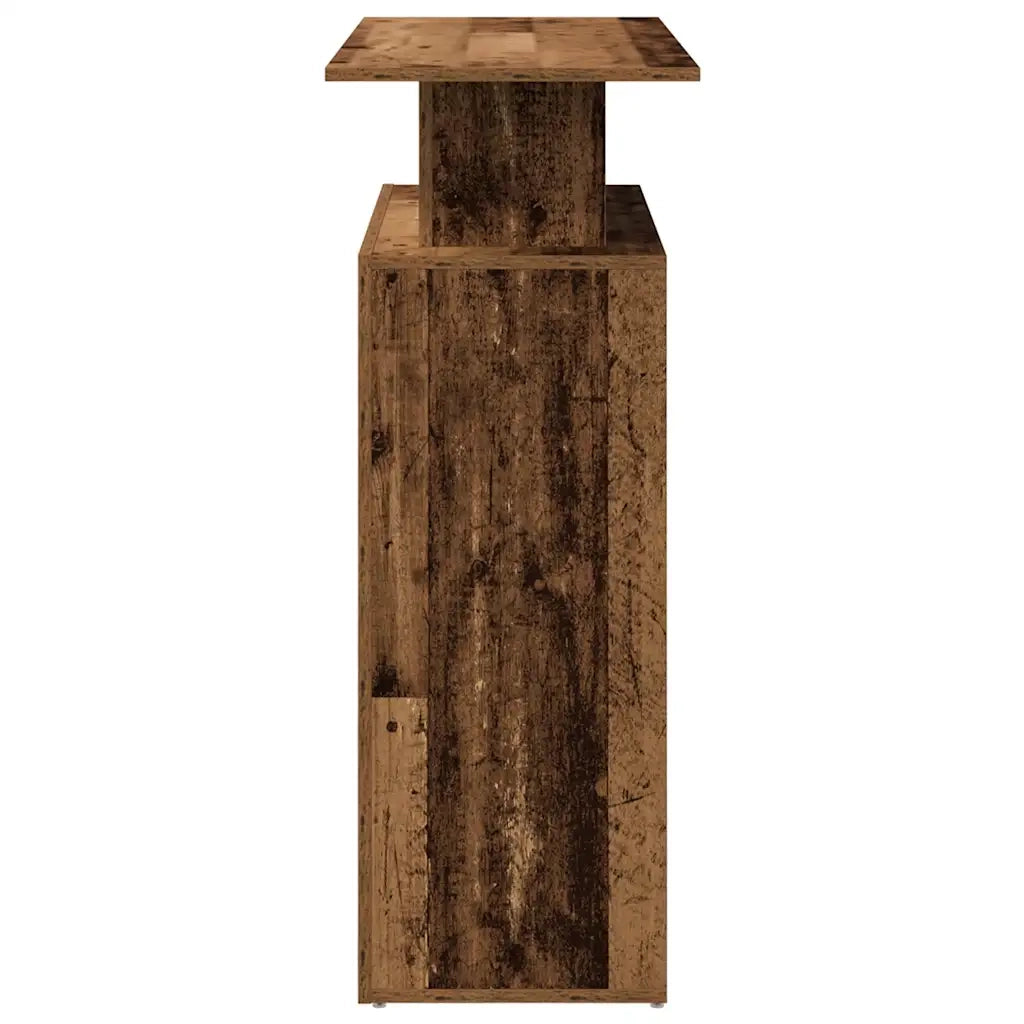 vidaXL Banco Reception Legno Antico 100x40x104 cm Legno Multistrato