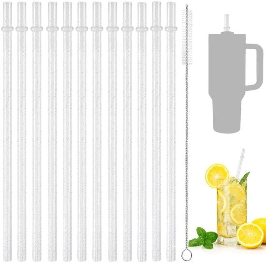 12 Stuken di Rete Plastica Brillante Riciclabile - 31,5 cm Rete Transparente con Set di Spazzole per Pulizia