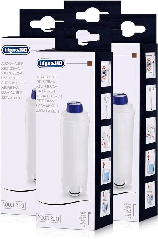Filtro acqua DLSC002 (Pacco da 4) - compatibile con Delonghi