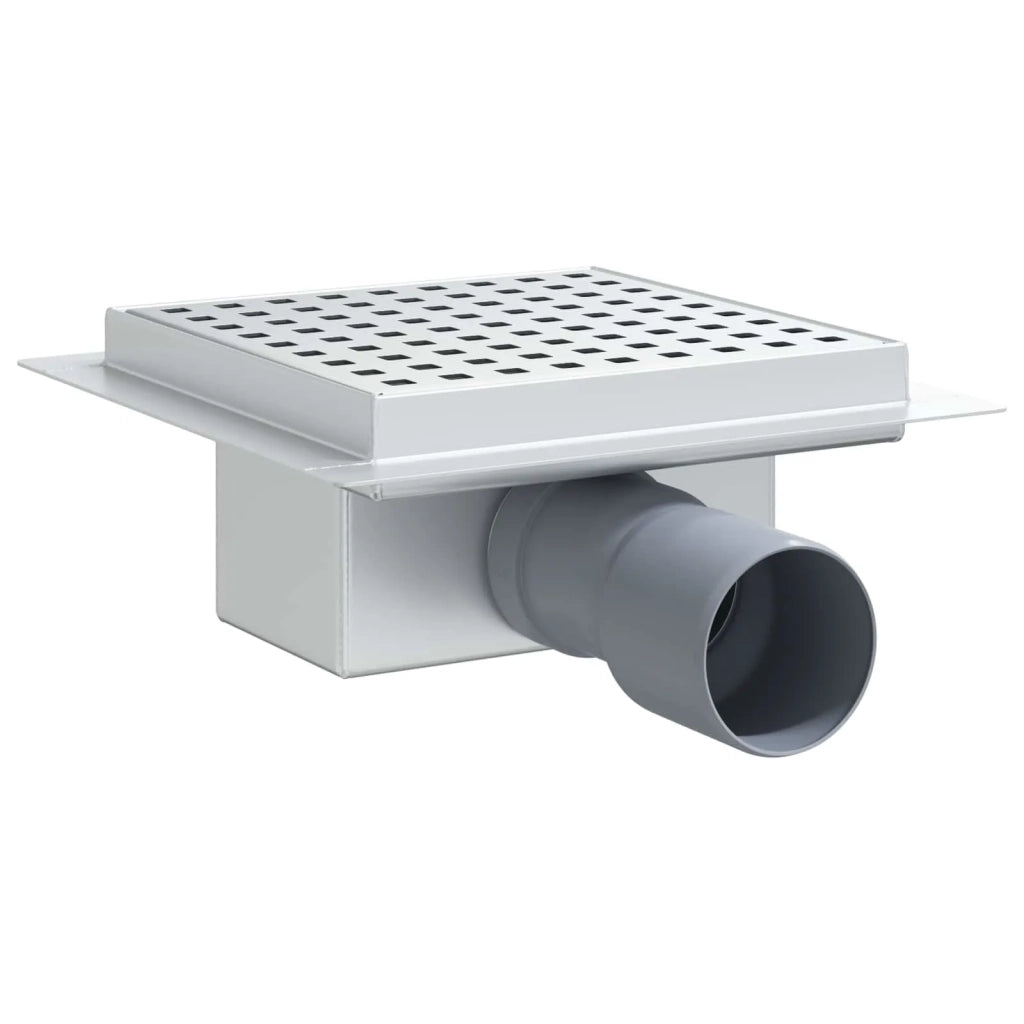 Scarico doccia a pois Argento 15 x 15 cm Acciaio Inox 304 42015934
