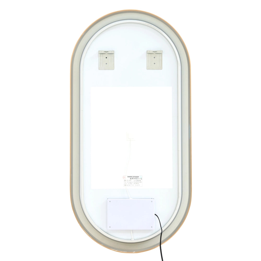 Specchio da parete a LED 120 x 60 cm, moderno e contemporaneo, per bagno, toeletta e camera da letto