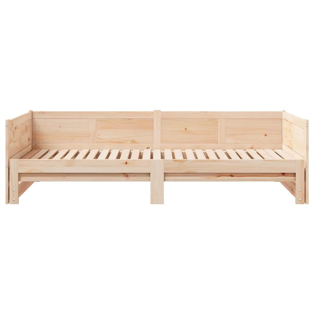 Letto Giorno Estraibile Marrone 203,5 x 184 x 56,5 cm 834678