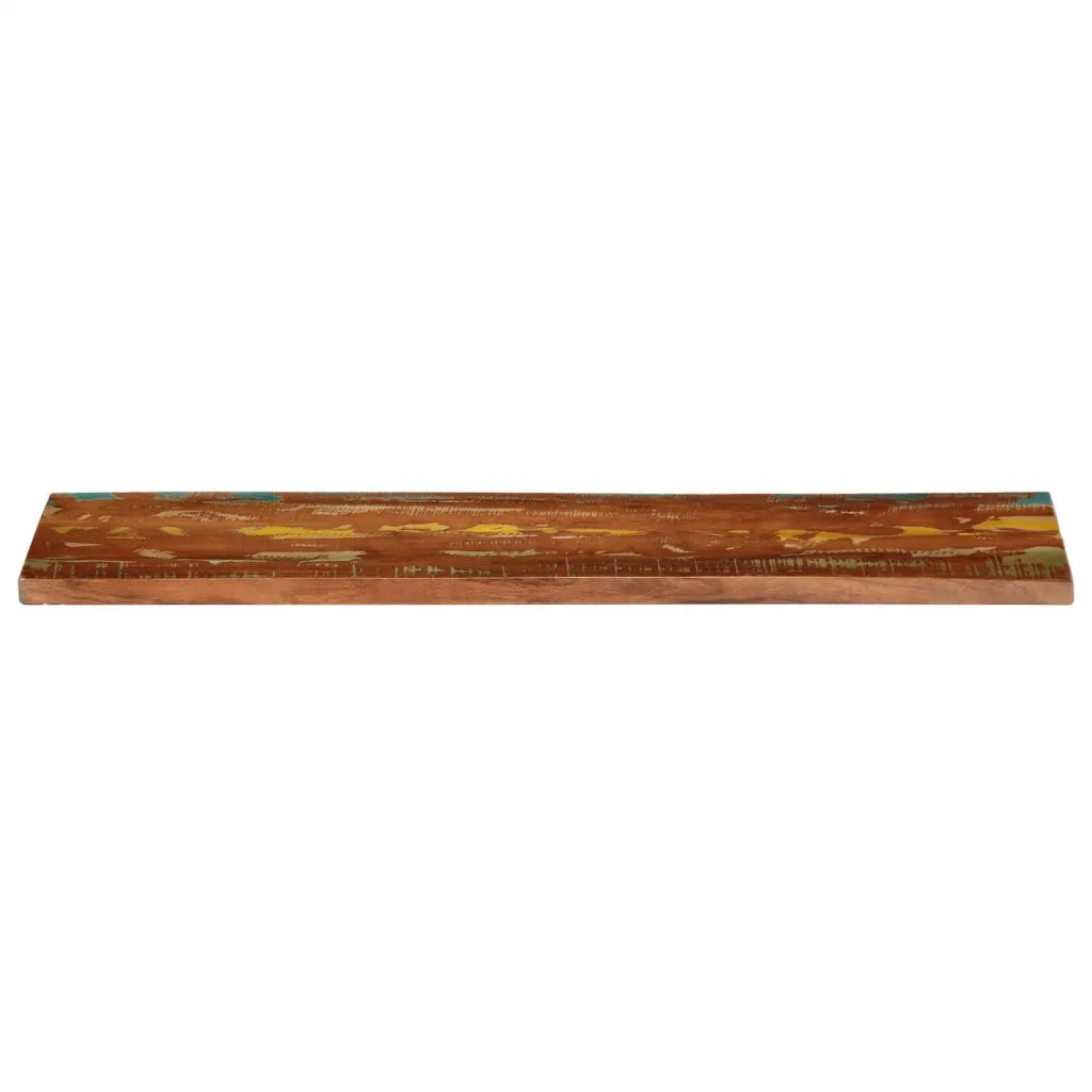 Piano Tavolo 120x30x2,5 cm Rettangolare in Massello di Recupero 371028