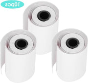 Tessitura termica a strisce nere e bianche - Tessitura termica per stampante 10 rotoli - 6m di lunghezza - 55 cm di larghezza - Stampante portatile Bluetooth.