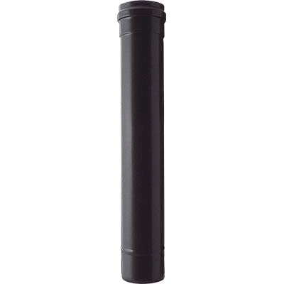 TUBO PELLET LIGHT NERO OPACO SAVE  CM  8 H.CM  50