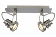 Plafoniera industriale Fiji 2 Reality cromo 2xGU10