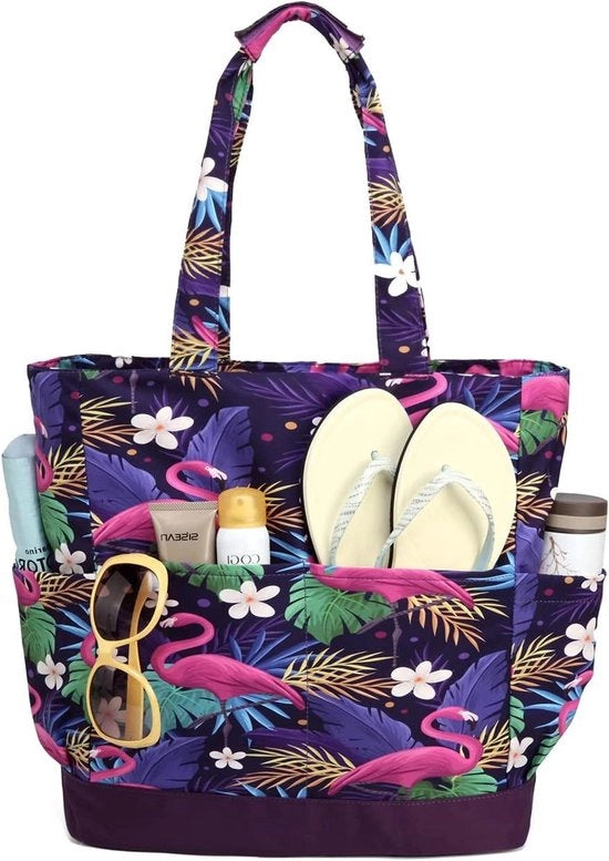 Borsa impermeabile per donna - opvouwbaar e leggero con chiusura a raccatto