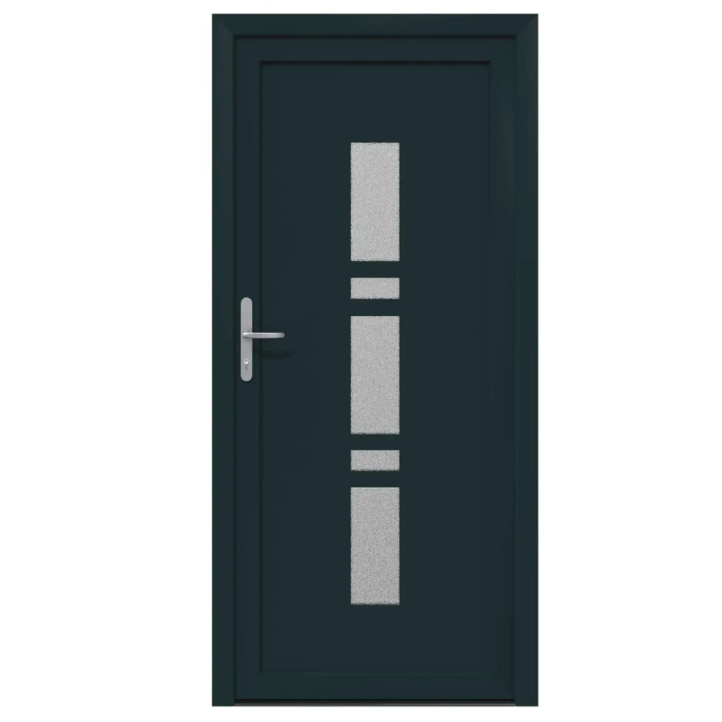 Porta Frontale Antracite 98 x 200 cm PVC 3445736