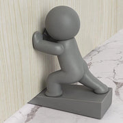 Blocco porta decorativo grigio - protegge pavimenti - 1 confezione (registrato brevetto) Blocco porta