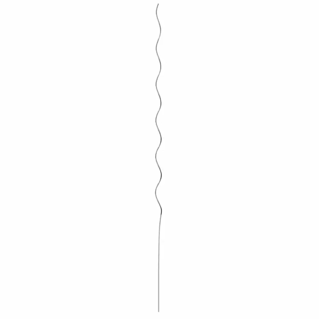 Supporto per piante 5 pz Argento 150 x 0,6 x 0,6 cm Acciaio CFW4210413