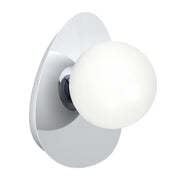 Applique Moderna Castrovido Acciaio Cromo Bianco 1 Luce G9 4,2 Ip44