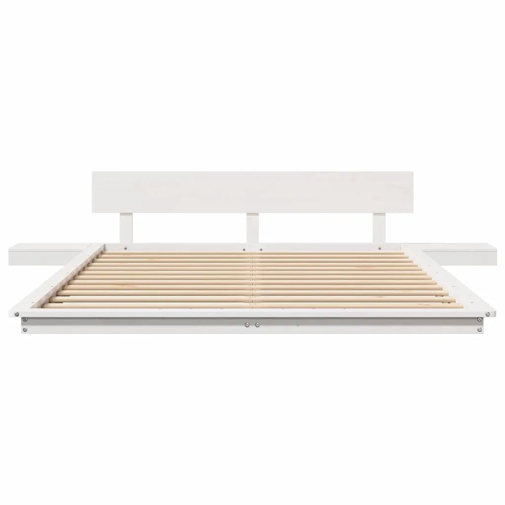 Struttura del letto Bianco 150 x 200 cm legno