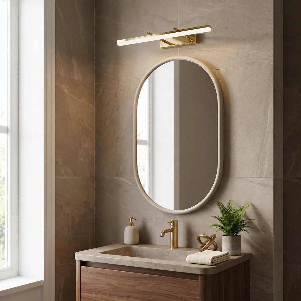 Applique Da Bagno Led APP1873-1W 60cm Gold