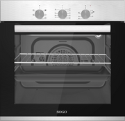 Forno elettrico da incasso 60 litri, 2000W, 5 funzioni cottura con convezione, controlli meccanici - SOGO