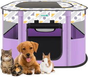 Puppyren opvougbili con tas da trasportare - 80 x 60 x 55 cm - puppyren per interni e esterni - blu