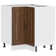 Pensile da cucina | Mobile Base ad Angolo Cucina Kalmar Rovere Marrone Truciolato
