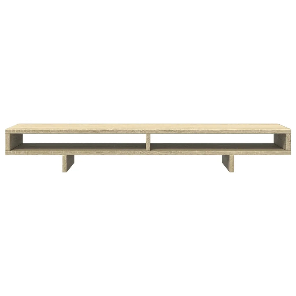 Supporto Monitor Rovere Sonoma 100x27x15 cm Legno Multistrato 854753
