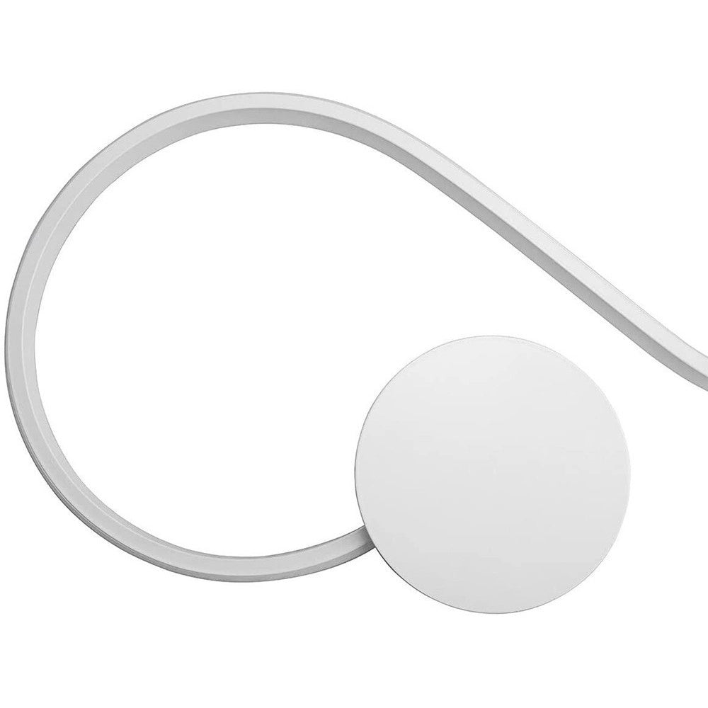 Trade Shop - Applique Da Parete Led 20watt Ondulato Moderno Lampada 3 Modalità Di Luce E12-3c -