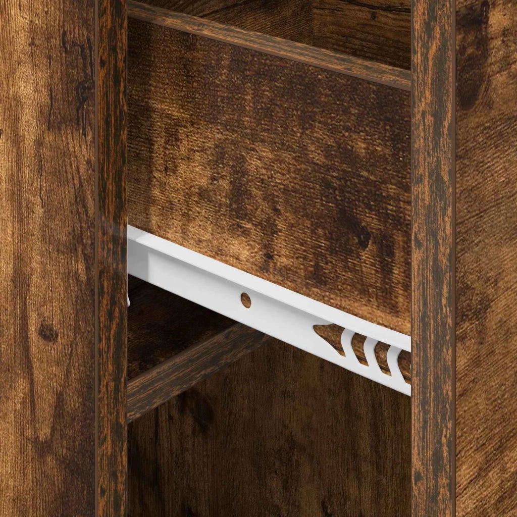Armadietto per letto Rovere Fumo 29 x 31,5 x 49 cm CFW6161661