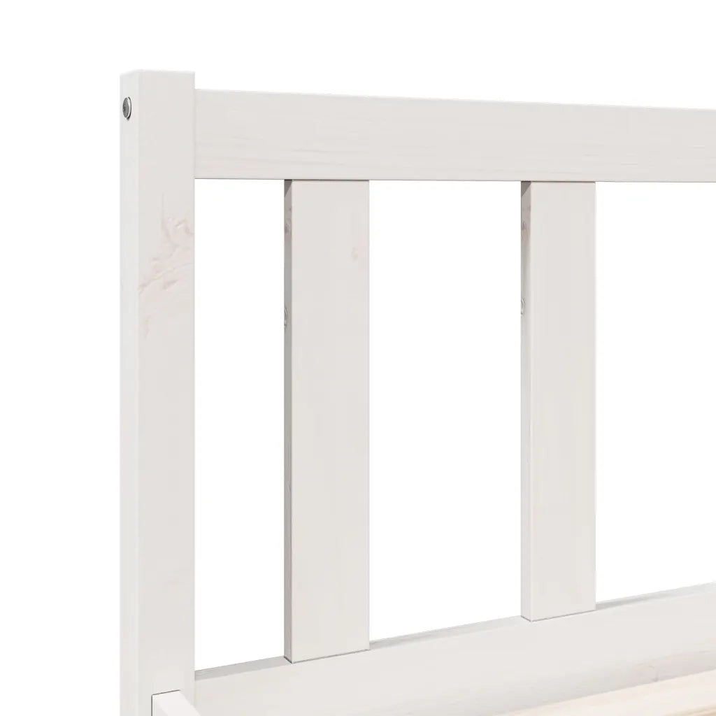 Letto Extra Lungo senza Materasso 80x200 cm in Legno di Pino
