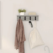 Appendiabiti a muro Grigio Sonoma 40 x 10,5 x 10,5 cm 874352