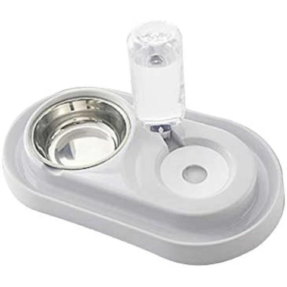 Trade Shop - Ciotola In Plastica Per Gatti Cani Piccoli Animali Domestici Per Alimenti Acqua -