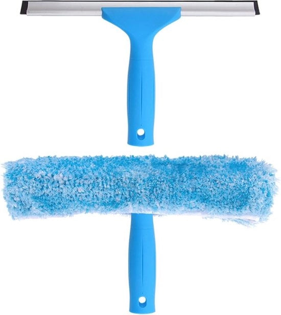 Set di Pulitore e Lustratore per Finestre 2-in-1 - Efficiente e Duraturo per una Luce Perfetta