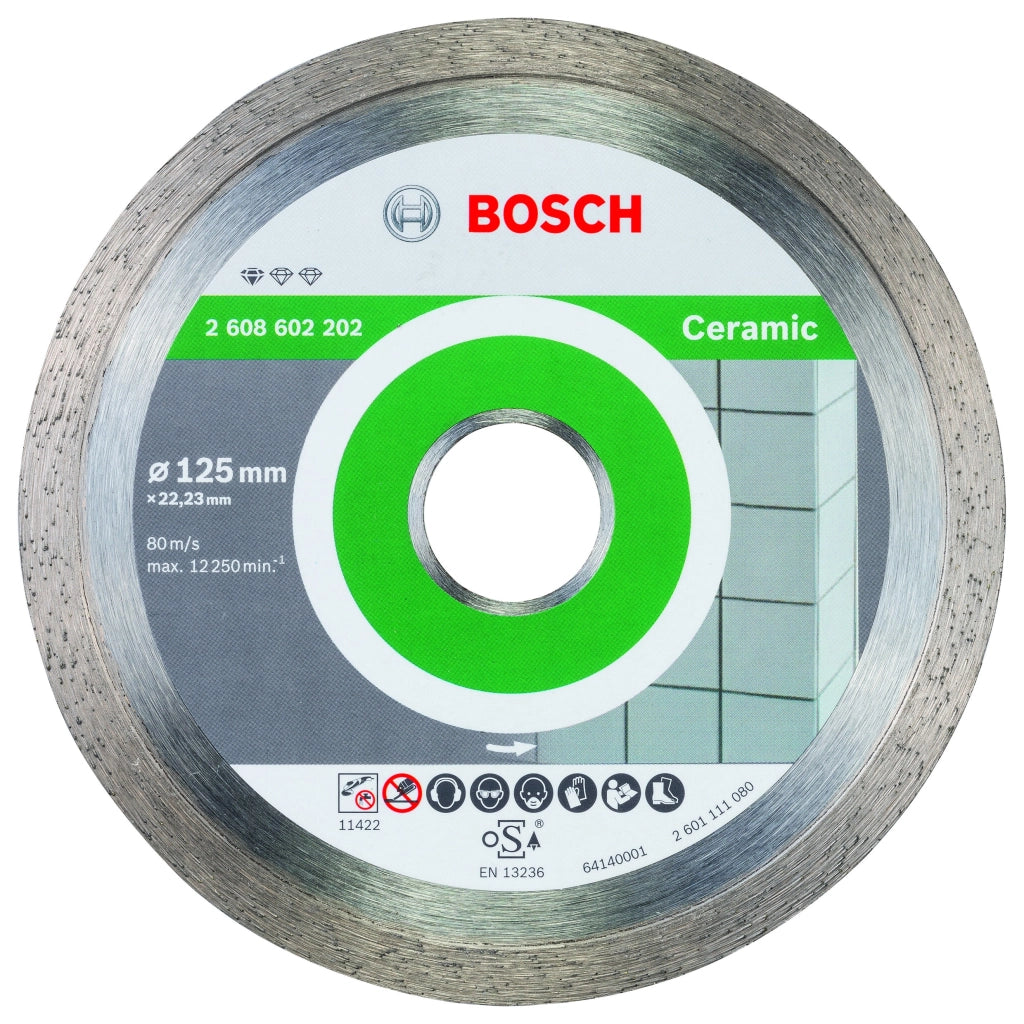 2608602202 - Disco diamantato Standard for Ceramic 125 x 22,23 x 1,6 x 7 mm