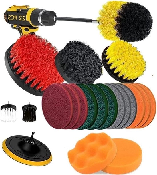 Fissaggio borstello - pezzo di levigatura - chiave a vite per auto - cerchi - vasca da bagno - lavabo - cucina - pneumatici - griglia - piastrelle - ceramica - marmo - pavimento - attacchi borstello - set di trapano