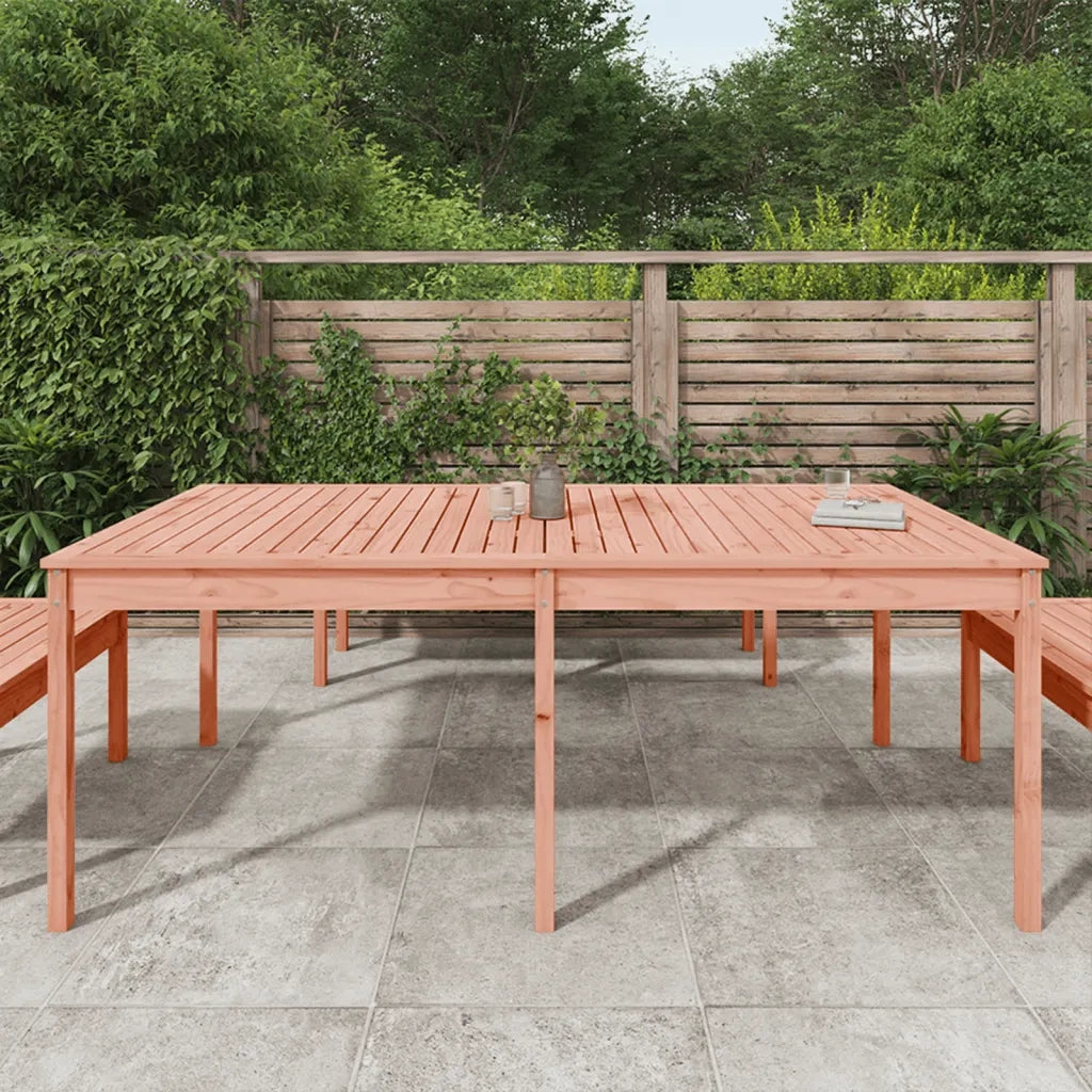 Tavolo da Giardino | Tavolino da esterno 203,5x100x76cm in Legno Massello di Douglas