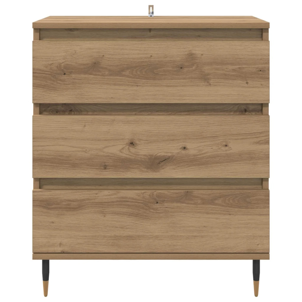 Credenza | Madia | Buffet da pranzo | Armadio da pranzo Rovere artigianale 60 x 35 x 70 cm Legno multistrato