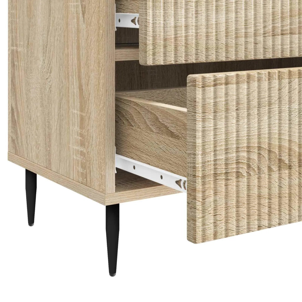Armadio da Notte con cassetto Rovere Sonoma 62 x 34,5 x 47,5 cm