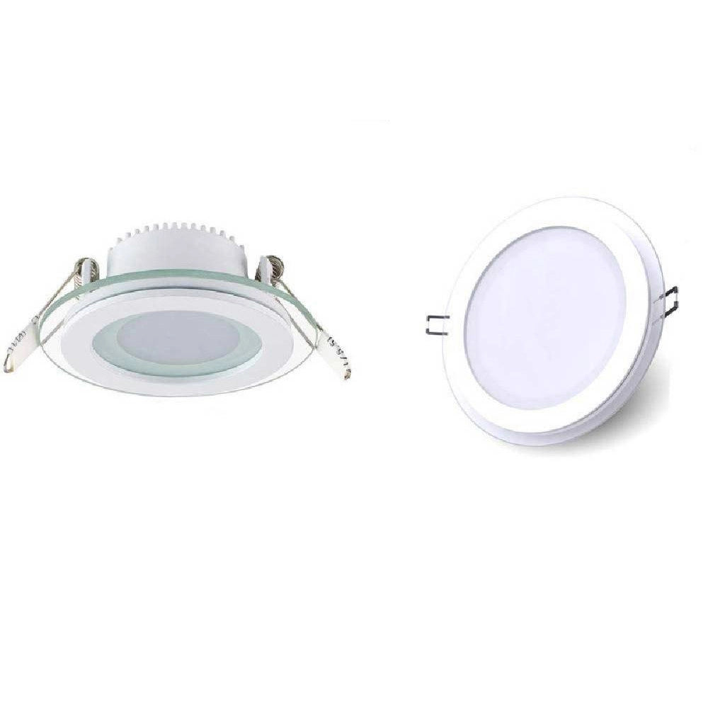 Trade Shop - Pannello Led Slim Incasso Bordo In Vetro 9w Cct Tre Colorazioni Di Luce P94e-t3c -