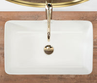 Lavabo Da Appoggio Rea Berta 55 White