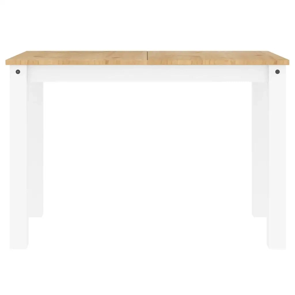 Set da Pranzo 3 pz PANAMA Bianco in Legno Massello di Pino 3345166