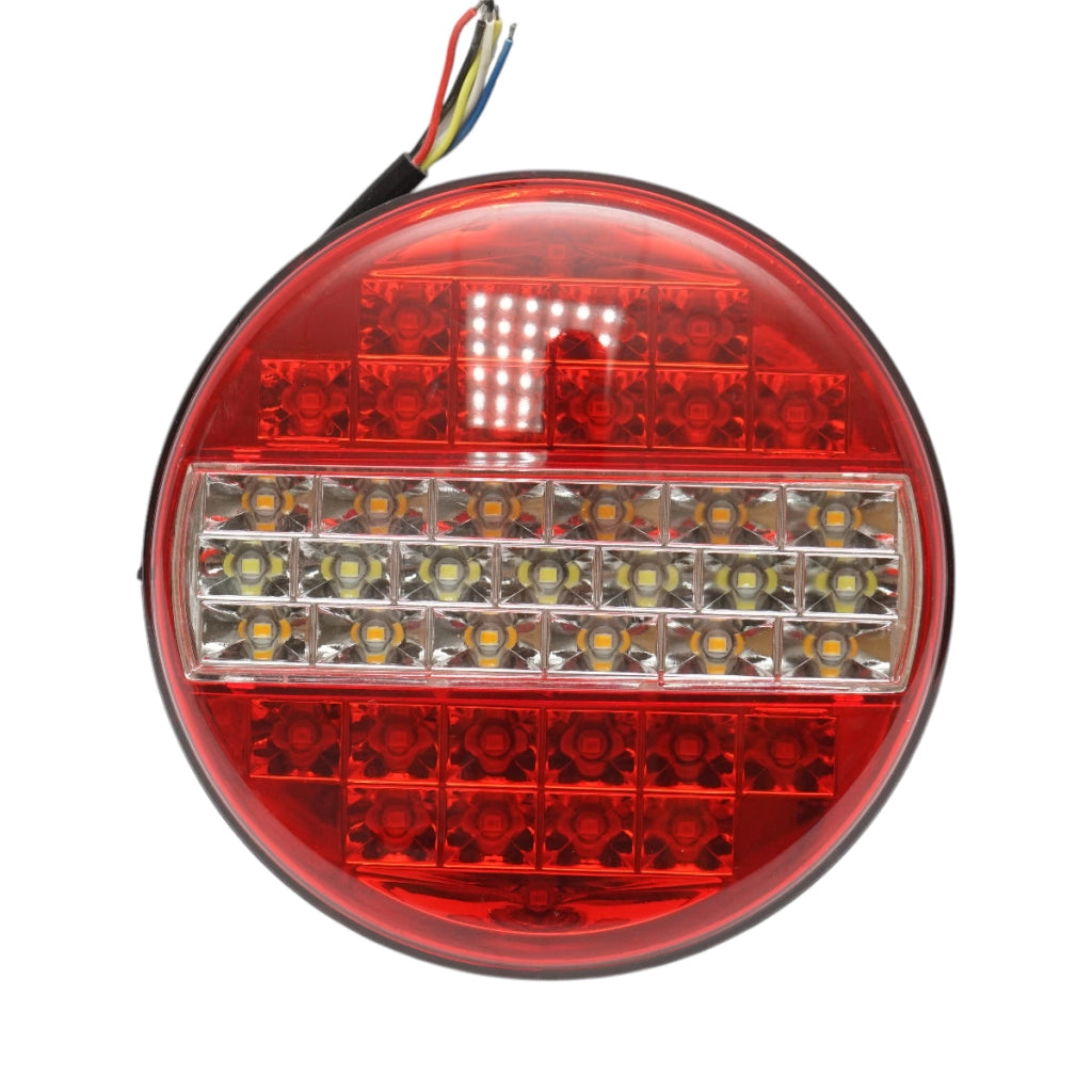 Luce freno posteriore rotonda LED 12V/24V universale 142x45mm Breckner Germany